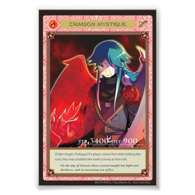 Impression Photo Anghel world photo-Crimson Mystique (Devant)