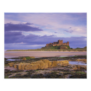 Impression Photo Angleterre, Northumberland, Château de Bamburgh