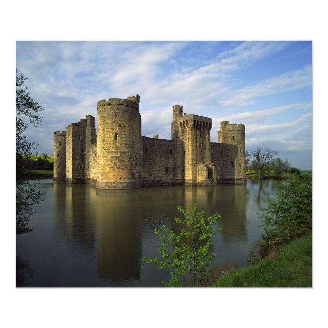 Impression Photo Angleterre, Sussex, Château de Bodiam (Devant)