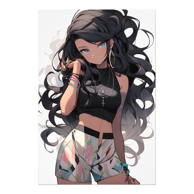 Impression Photo Anime girl #3 (Devant)