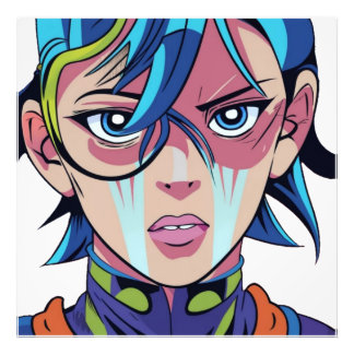 Impression Photo Anime manga pop art amants pop amoureux dessin ani