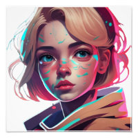 Anime manga pop art amateurs visage personnages de