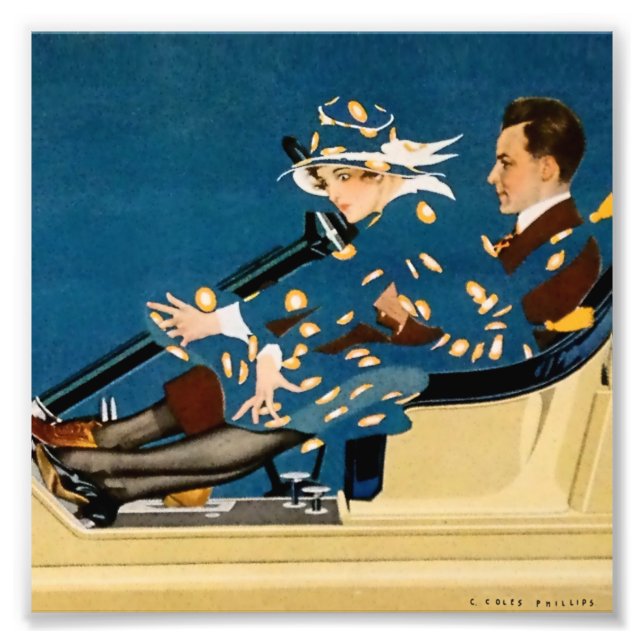 Impression Photo Annonce d'une hosierie C Coles Phillips dans un Ro (Devant)