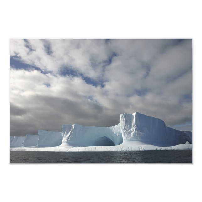 Impression Photo Antarctique, détroit de Bransfield, soleil de l'ap (Devant)