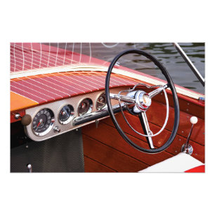 Impression Photo Antique salon de bateau 10