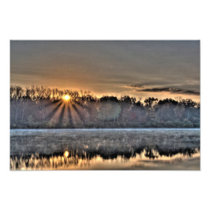 Impression Photo Antrim Lake Sunrise, Columbus, Ohio