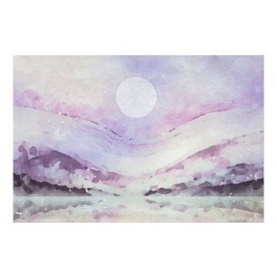 Impression Photo *~* AP19 PURPLE Paysage Abstrait Sun art