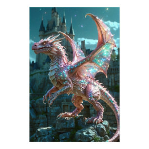 Impression Photo *~* AP88 Imaginaire Chimmering Dragon Wall Art 15