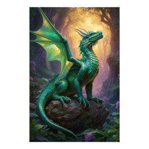 Impression Photo *~* AP88 Imaginaire magique Mur Dragon Art 11