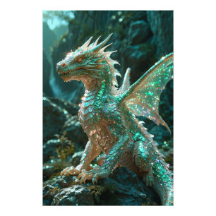 Impression Photo *~* AP88 Mur de dragon d'Imaginaire mystique 1
