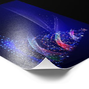 Impression Photo Arbre de Noël SlipperyJoe numérique rouge transluc