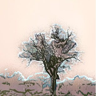 IMPRESSION PHOTO ARBRE D'HIVER LONE