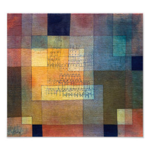 Impression Photo Architecture polyphonique Paul Klee