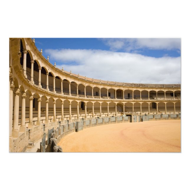 Impression Photo Arènes à Ronda (Devant)