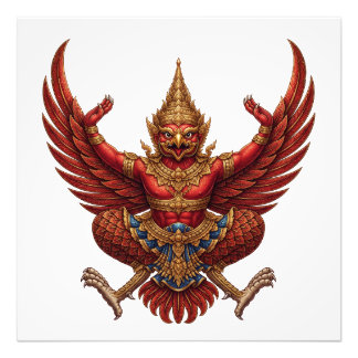 Impression Photo Armoiries de la Thaïlande drapeau national symbole