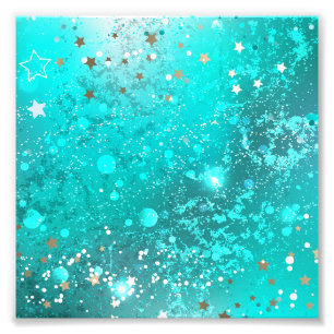 Impression Photo Arrière - plan à huile Turquoise de la menthe