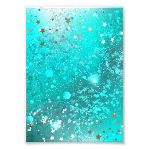 Impression Photo Arrière - plan à huile Turquoise de la menthe