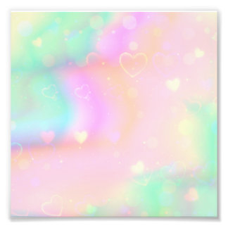 Impression Photo arrière - plan arc-en-ciel Imaginaire. Illustratio
