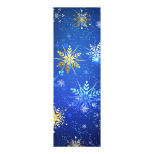 Impression Photo Arrière - plan Bleu XMAS avec des flocons de neige