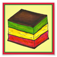 Art de Noël italien Rainbow Seven Layer Cookie