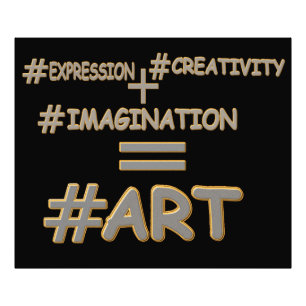 Impression Photo "ART EQUATION" Mignonne Expression Design. Command