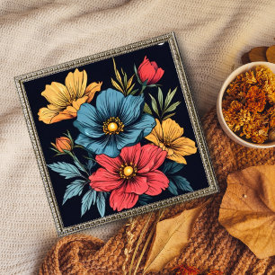 Impression Photo Art moderne floral mur : Audacieux et beau