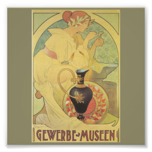 Impression Photo Art nouveau, Art déco, poster, G. ABBEGG, Gewerbe 