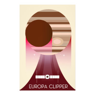 Impression Photo Art spatial Europa Clipper