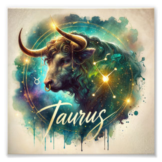 Impression Photo Art Zodiaque Majestic Taurus