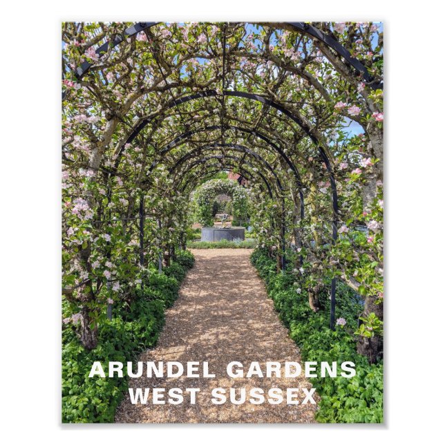 Impression Photo Arundel Gardens au printemps, ouest du Sussex Phot (Devant)