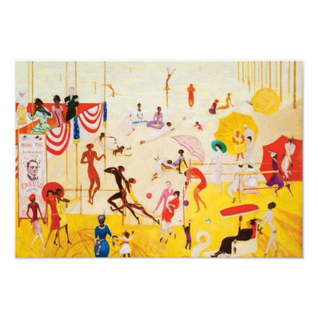 Impression Photo Asbury Park South, 1920 par Florine Stettheimer (Devant)