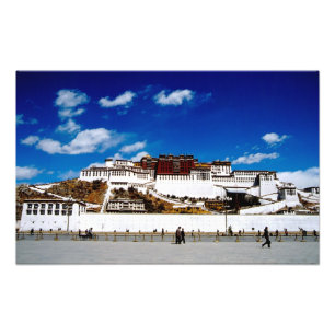 Impression Photo Asie, Tibet, Lhasa, Palais du Potala. UNECSO