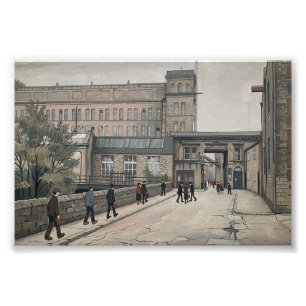 Impression Photo Asquith Bottom Mills Sowerby Bridge dans le style