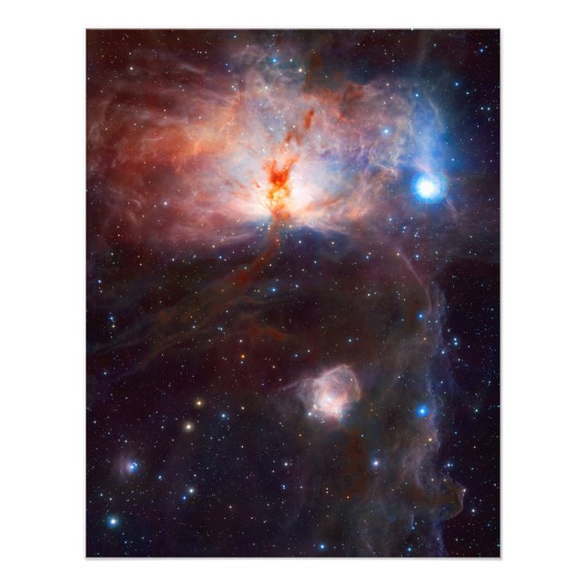 Impression Photo Astronomie spatiale de la nébuleuse (Devant)