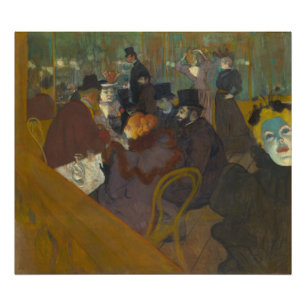 Impression Photo Au Rouge par Henri de Toulouse-Lautrec