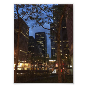 Impression Photo Aube au Rockefeller Center Lumières d'architecture