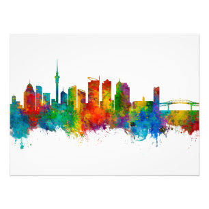 Impression Photo Auckland New Zealand Skyline