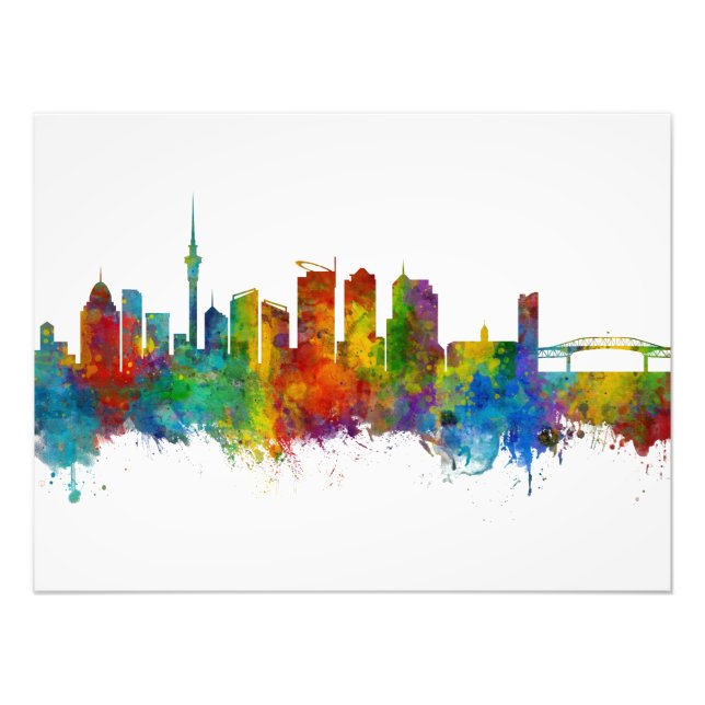 Impression Photo Auckland New Zealand Skyline (Devant)