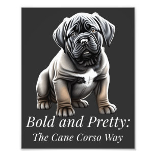 Impression Photo Audacieux et joli : la Cane Corso