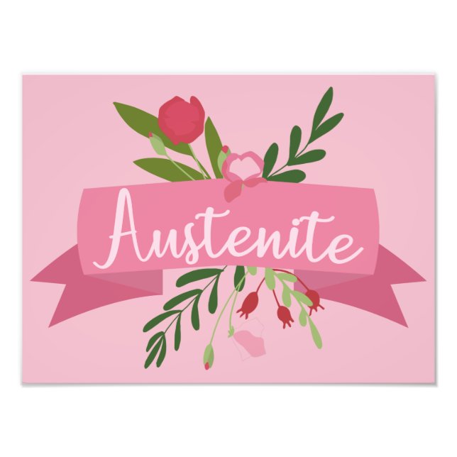 Impression Photo Austenite II (Devant)