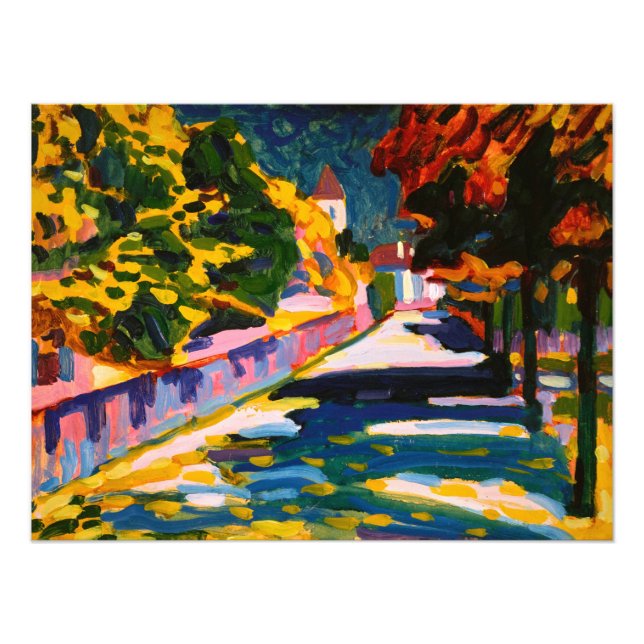 Impression Photo Automne en Bavière par Wassily Kandinsky (Devant)
