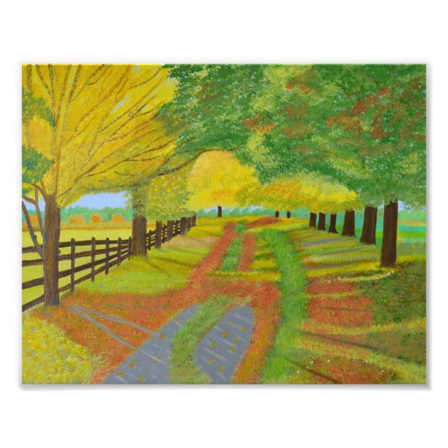 Impression Photo Automne Fallen Feuilles (Devant)