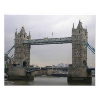 Impression photo avec Tower Bridge au-dessus de la