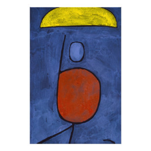 Impression Photo Avec un parapluie par Paul Klee