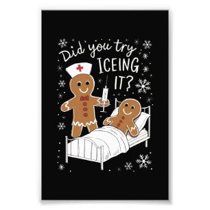 Impression Photo Avez-Vous Essayé De Faire Du Glace À L'École Infir
