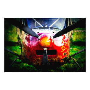 Impression Photo Avion rouge - Petit Mais Fierté