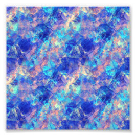 Impression Photo Azure Blue Crumpled Texture