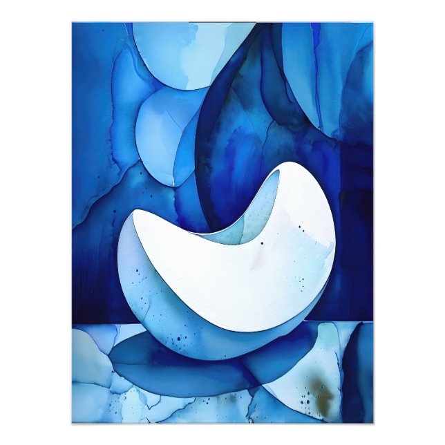 Impression Photo Azure Curved Serenity (Devant)
