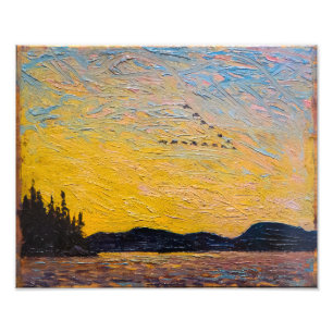 Impression Photo Baie de boue du lac Round   Tom Thomson  