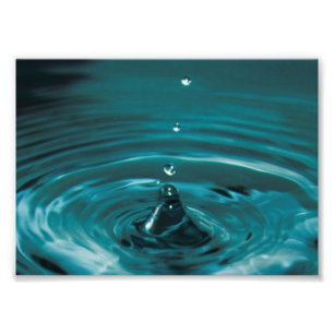 Impression Photo Baisse de l'eau de turquoise